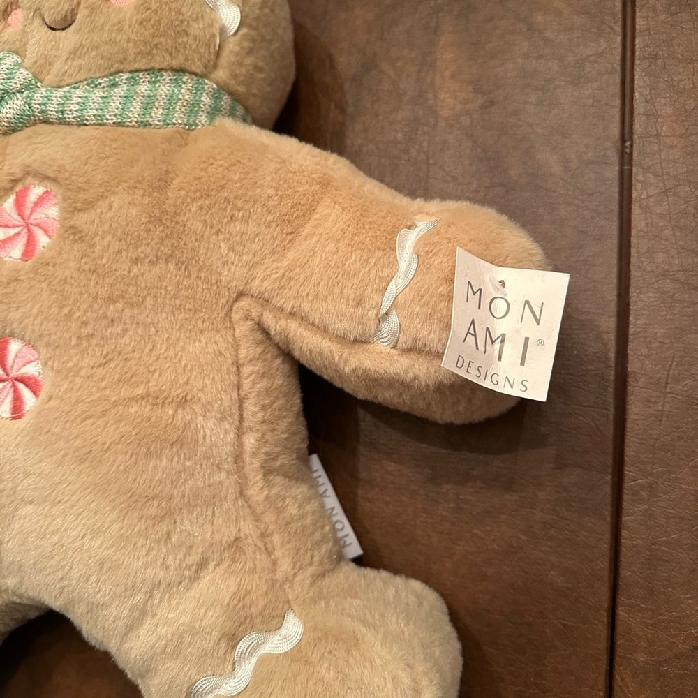 Mon Ami Gingerbread Roly Poly Plush - Picture 3 of 4